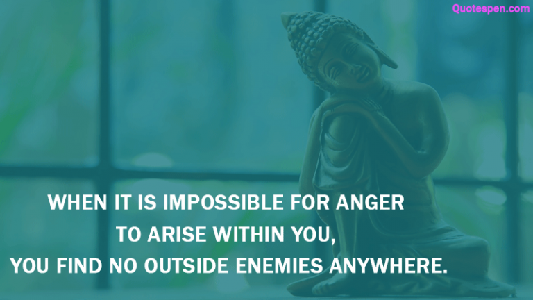 Buddha Quotes on Anger - Manage Your Anger with Buddhism Thoughts