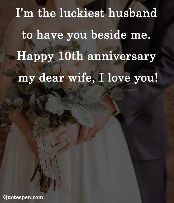 What To Write In 10th Anniversary Card Wife Sitedoct