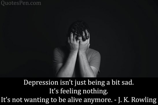 Best Deep Depression Quotes in English with Images - Quotespen.com