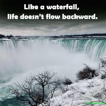 frozen waterfall instagram captions