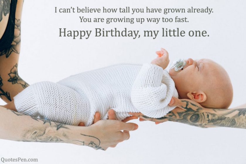 1st Happy Birthday Wishes Quotes for Baby Girl Boy in English