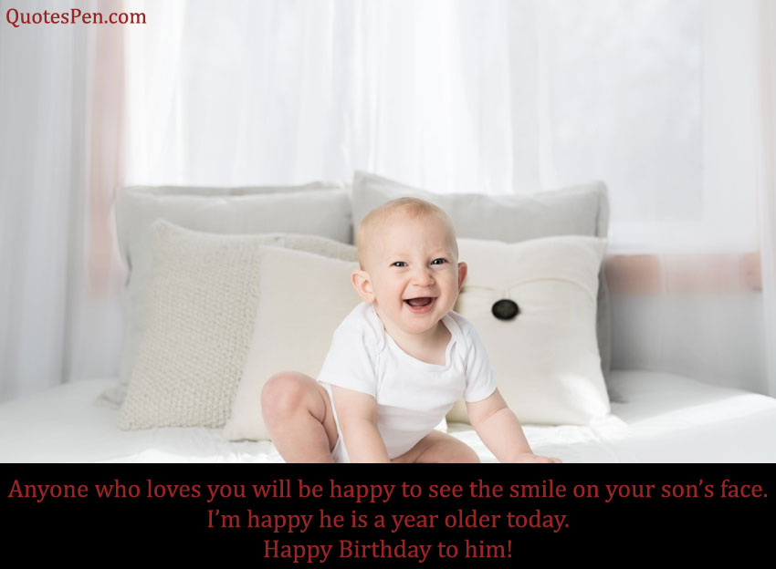 1st Happy Birthday Wishes Quotes For Baby Girl Boy In English