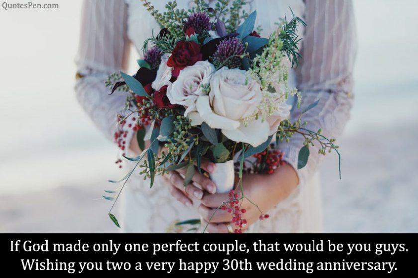  30th Wedding Anniversary Wishes Quotes with Images