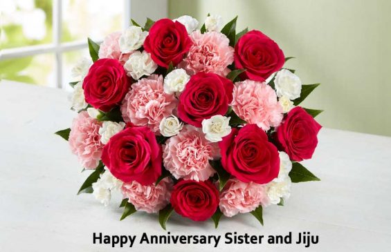Happy Wedding Anniversary Wishes Quotes for Didi and Jiju 