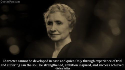 Helen Keller Inspirational Quotes on Love, Life, Education, Death