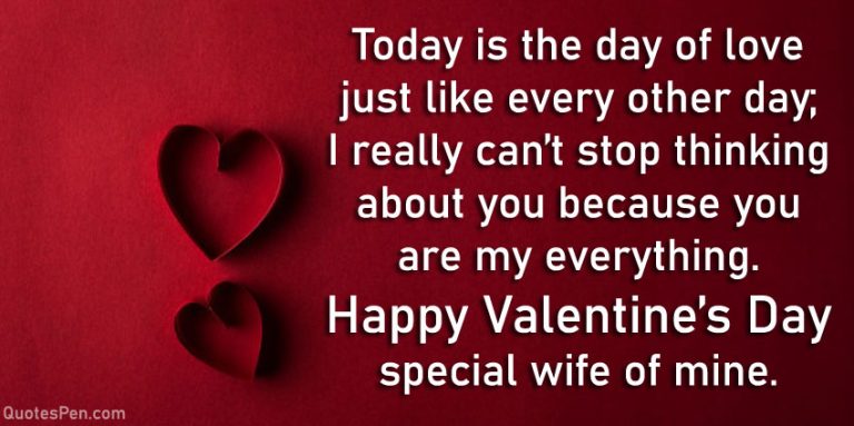 Valentines Day Quotes For Wife - Romantic Wishes Messages