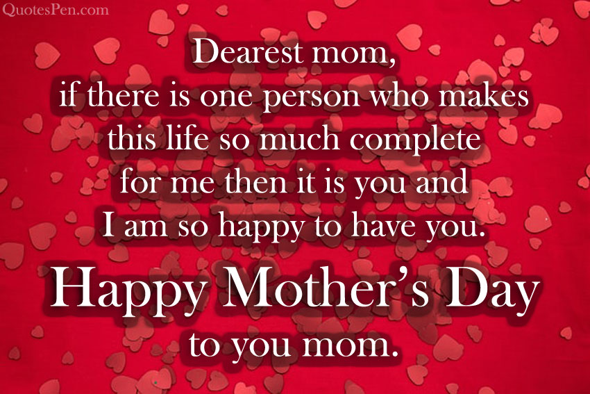 Happy Mothers Day Wishes Quotes from Son 2022